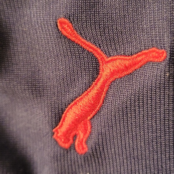 Puma navy/white athletic joggers - Picture 3 of 3